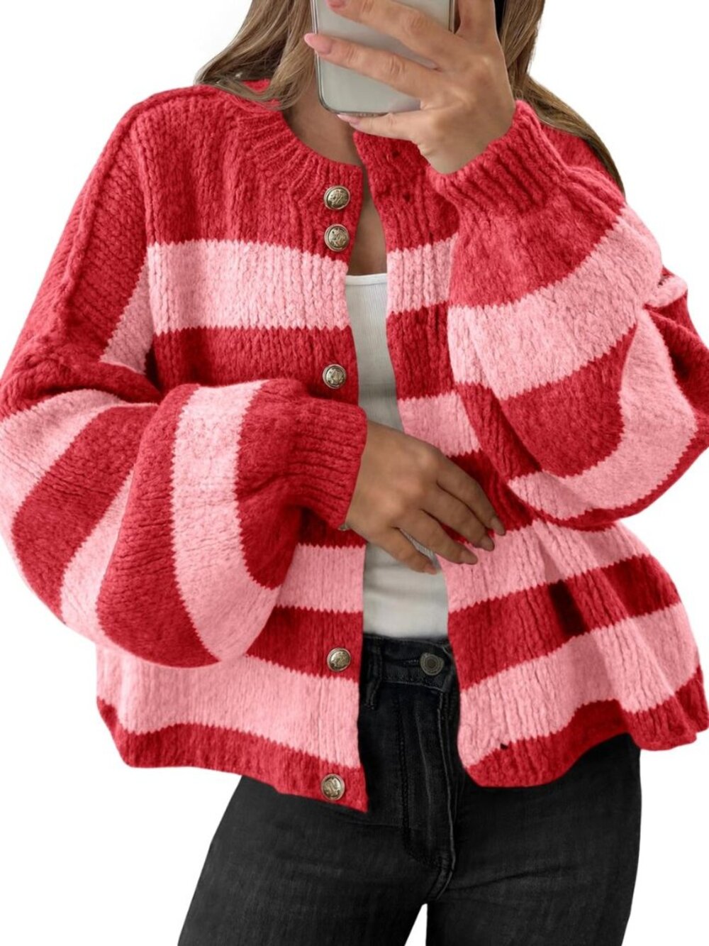Womens Oversized Cardigans Long Sleeve Chunky Sweater Coats